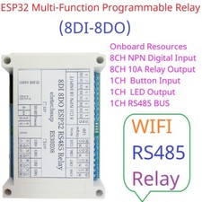 8-Ch Wifi Relay Module with ESP32 for Arduino IOT Network Expansion Board