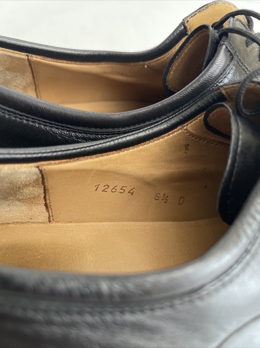 Scarpe Eleganti Uomo Magnanni Federico Oxford Pelle Nera Puntacappuccio - Fatte In Spagna