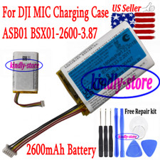 USPS 2600mAh Original Battery for DJI MIC Charging Case ASB01 BSX01-2600-3.87