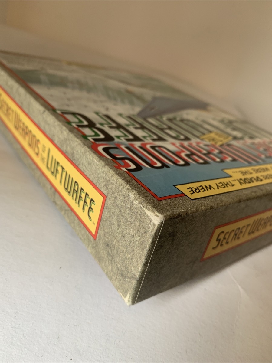 Secret Weapons of the Luftwaffe IBM Big Box Vintage PC Game 5.25