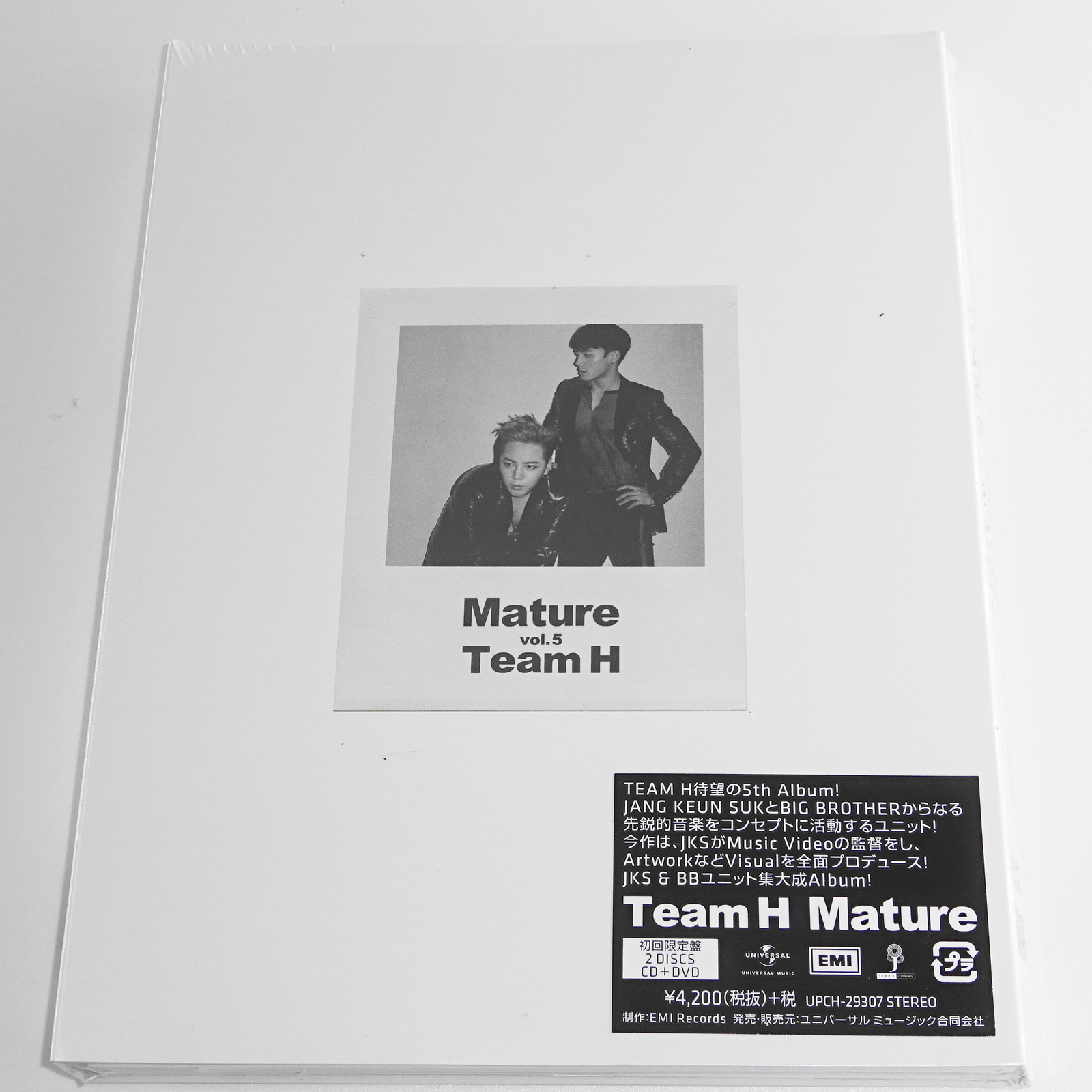 TEAM H Mature CD + DVD limited edition JANG KEUN SUK