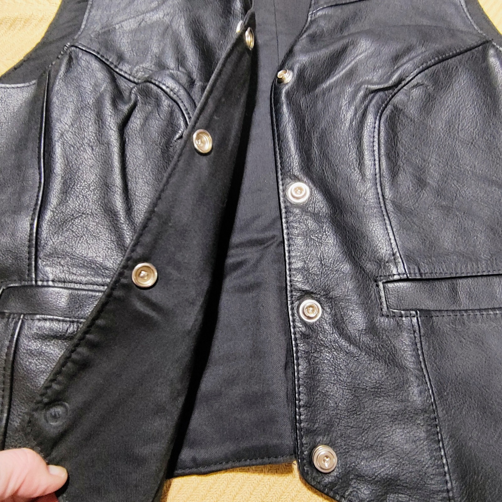 Protech Performance Leather Vest USA Made Buffalo… - image 8