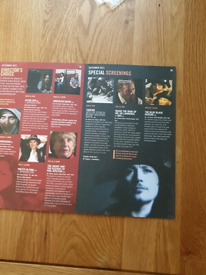 Adam Ant Blue Black Hussar Film Fold Out Flyer Nottingham Sept 2003 X2 Broadway 