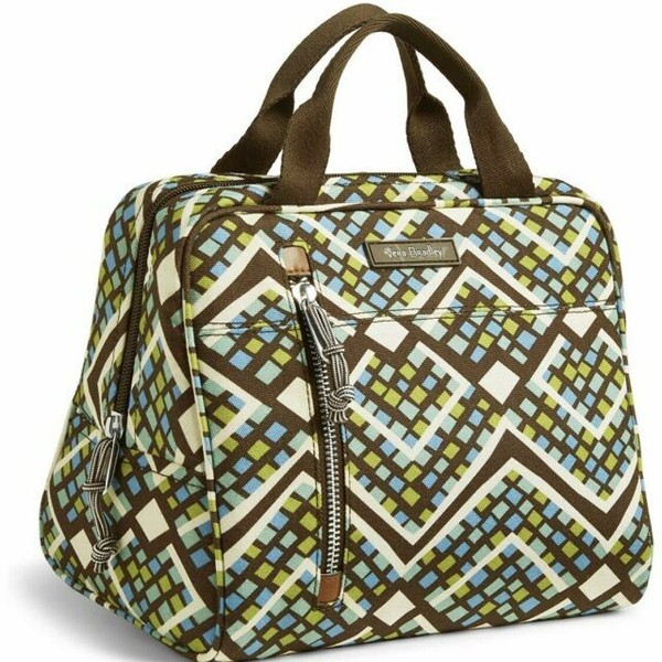 Vera Bradley Lighten up Lunch Cooler Insulated Bag in Rain Forest NWTS