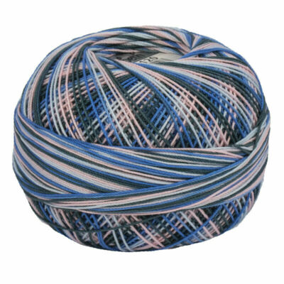 Lizbeth Egyptian Cotton Crochet Thread Size 40 Color 120 Denim Whisper