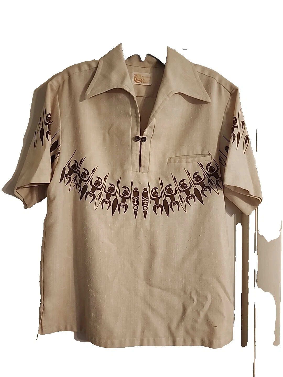 Verano/playa ropa vintage marrón para hombres