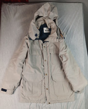 VTG Woolrich Jacket Mens Medium* Beige Tan Field Chore Barn Coat 70s Made In USA