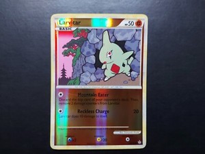 Pokemon - Larvitar 50/95 Reverse Holo Common Heart Gold Soul Silver Unleashed