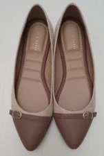 Kelly & Katie Brown Women's Shoes Size 8.5 Comfort Support Cushioned Flats