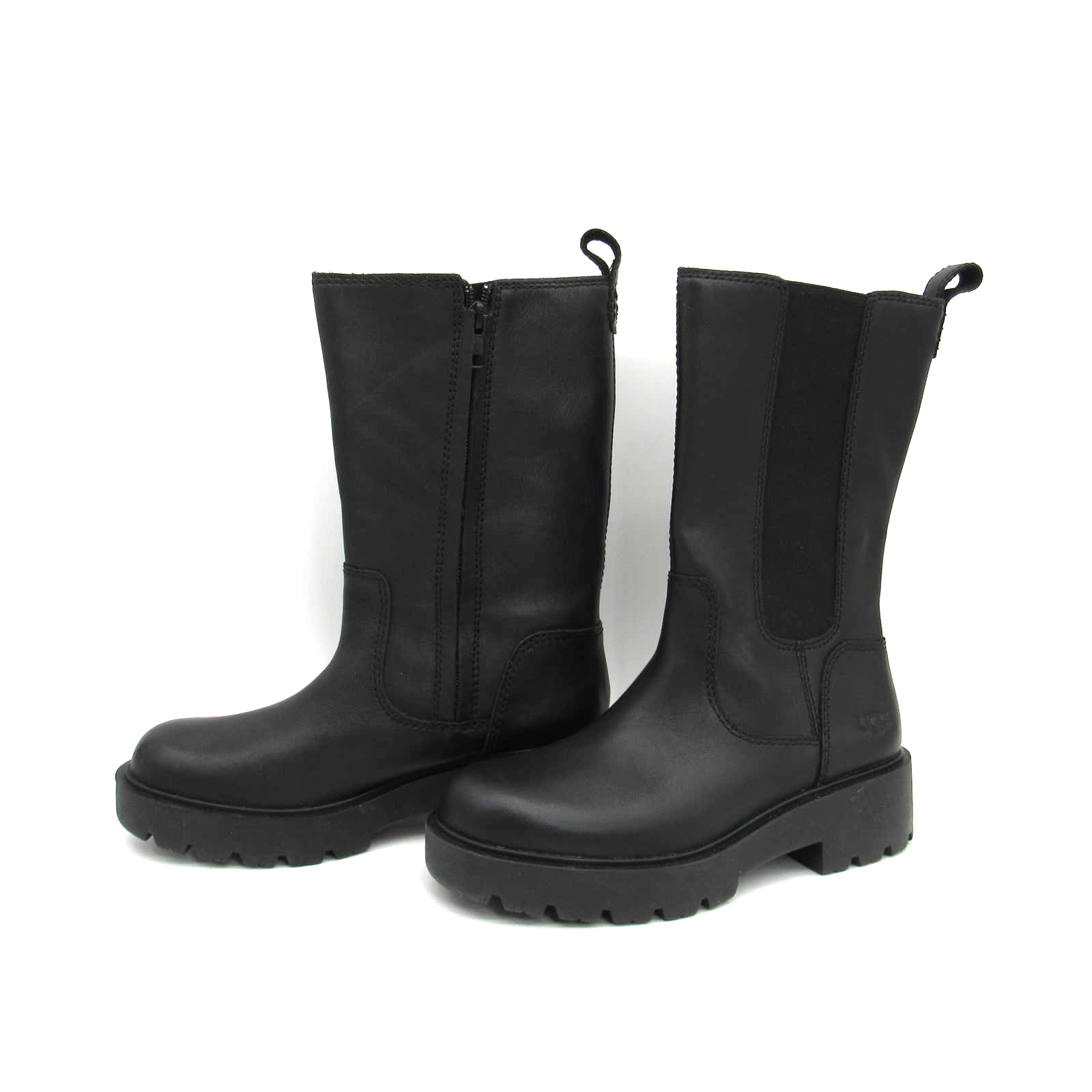 UGG HOLZER MID CALF COMBAT MOTO LEATHER 