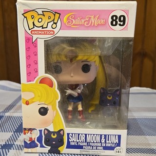 Funko Pop! Animation Sailor Moon & Luna Vinyl Figurine #89 Anime Toei