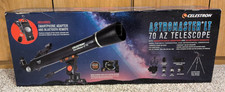 Celestron AstroMaster LT 70 AZ Telescope w/ Astronomy App-software Tripop NIB 