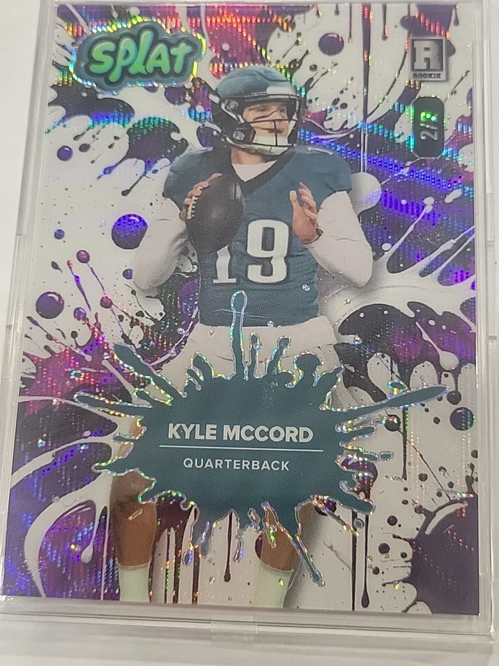 2024 Wild Card Splat футбол 1 из 1 самый высокий номер до 10 все QB лот из 10 карт - Изображение 2 из 4