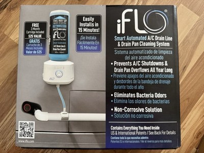 iFLO Smart Automated A/C Drain Line & Drain Pan Cleaning System IFLOKIT01 - New