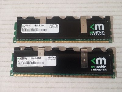 mushkin enhanced Blackline 996744 (2x2GB) 4GB PC3-12800 8-8-8-24 1.65V Ram