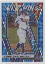 2021 Panini Mosaic Will to Win Reactive Blue Prizm 76/99 Cody Bellinger 8go