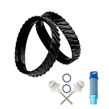Pool Cleaner Replacement Tire Track Wheel and Drive Shaft and Bearing Accesso...