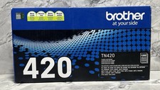Brother Genuine TN420 Black Toner Cartridge TN-420 Sealed