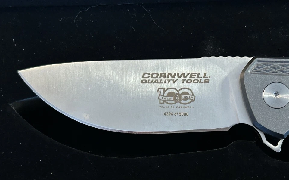 100 лет CORNWELL TOOLS CRKT Ken Onion ограниченный выпуск НОЖ CKT100A 4396/5000 - Изображение 3 из 4