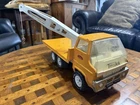 Tonka Vintage Pressed Steel Crane Truck Yellow White Toy