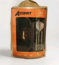 Accudart Steel Tip 600 Darts Set Steel 18gram Alum Shaft,textured Flights, NEW