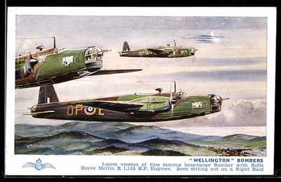 AK Vickers-Armstrongs Wellington II Flugzeuge, Heavy mid-wing Bomber 