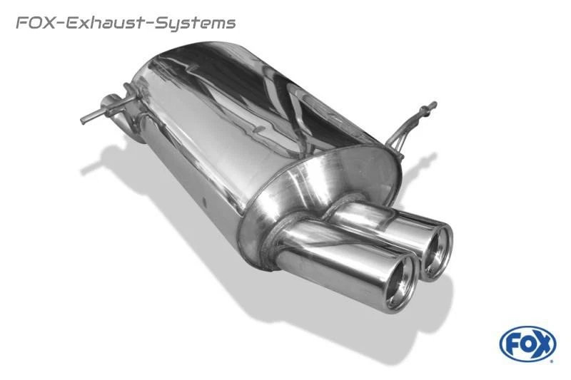 Impianto Completo Da Kat BMW 3 Serie E36 316I E 318Ti Compact 2X80MM Rotondo - Immagine 2 di 4