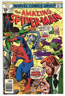 Amazing Spider-Man #170 Near Mint Minus 9.2 Dr Faustus Ross Andru Art 1977