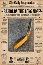 R Simpson Hickory Carnoustie Hand Made Long Nose Reproduction Hickory Wood