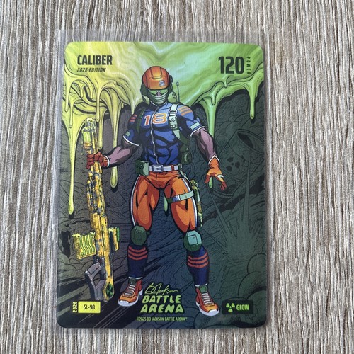 2026 Bo Jackson Battle Arena Caliber Glow Slime Caleb Williams SSP #SL-98
