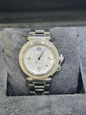 Cartier Pasha 2378 38mm Custom Diamond Bezel Automatic Watch 14