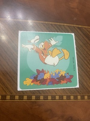 Smile Makers Autumn Theme Donald Duck Sticker Mod 2.5  Inches
