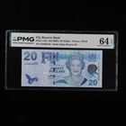 2007 Fiji Reserve Bank 20 Dollars Pick#112a PMG 64 EPQ Choice UNC