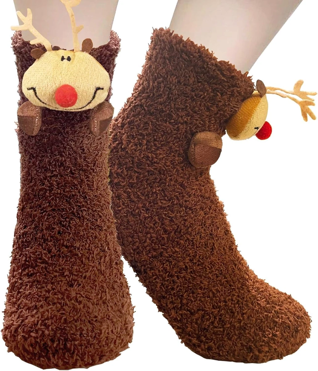 Calza Di Natale Modello Calzini Alla Caviglia Donna Modello Maglia Calzini Fai Da Te Natale Rosso Verde Bianco Modello Calzini Corti Modello Maglia Di Natale - Italia - Foto 11