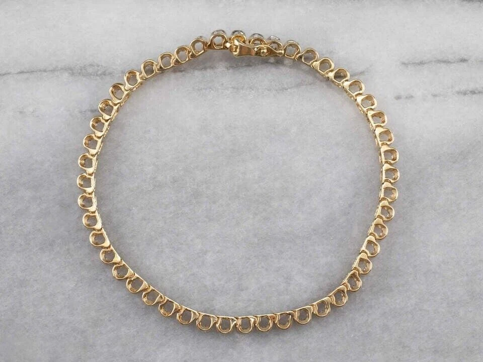 Tennis-Fantasie-Armband, 5,0 ct Rundschliff-Simulationsdiamant, mit... - Bild 2 von 4