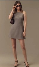 Women's Anthropologie Mare Mare Square-Neck Shift Mini Dress Size XL  NWT