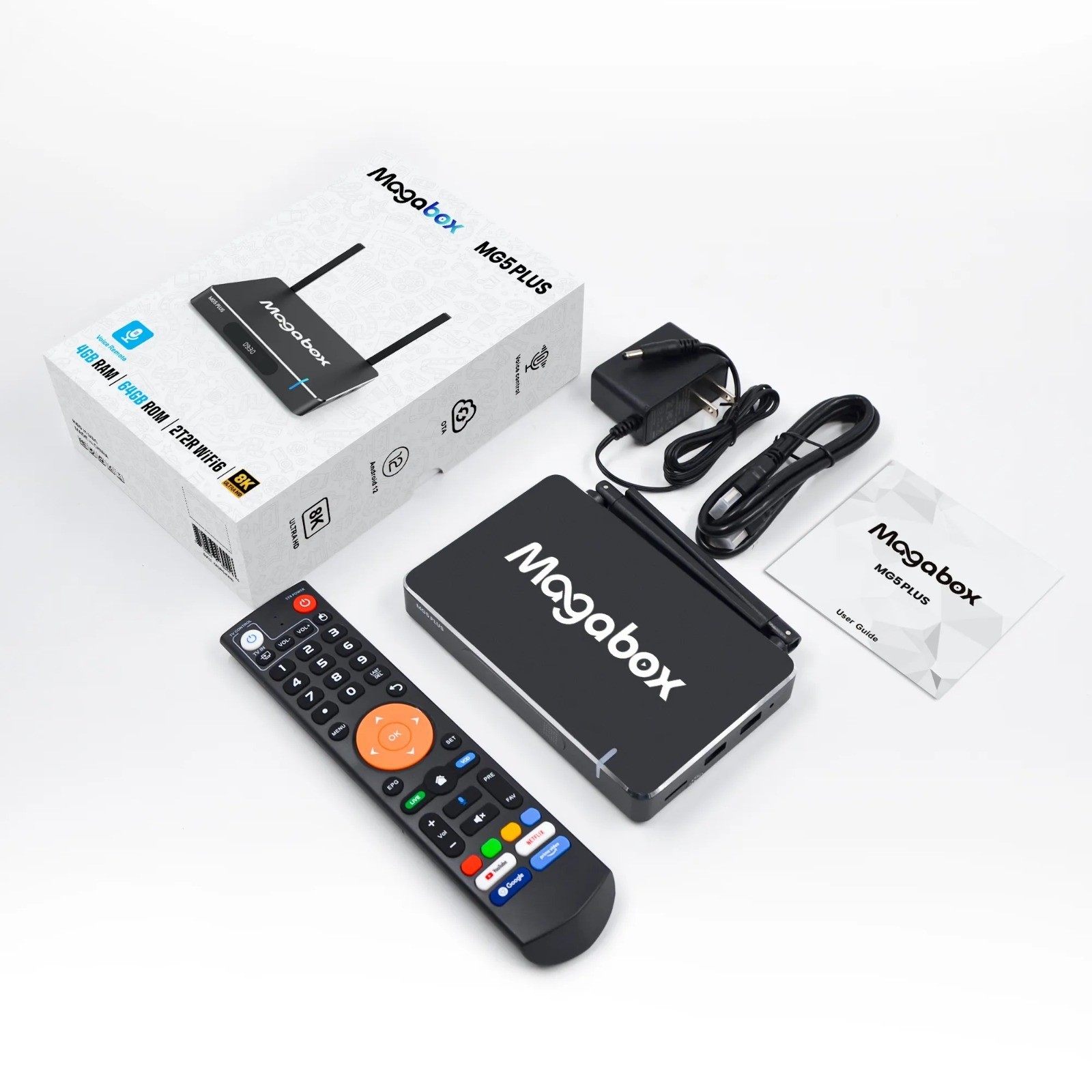 Magabox mg5 plus media streaming android device