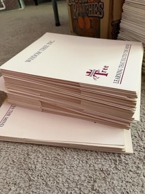 Massive Wisdom Tree NES Manual Lot Company Folders Thousands Bible Buffet Sunday