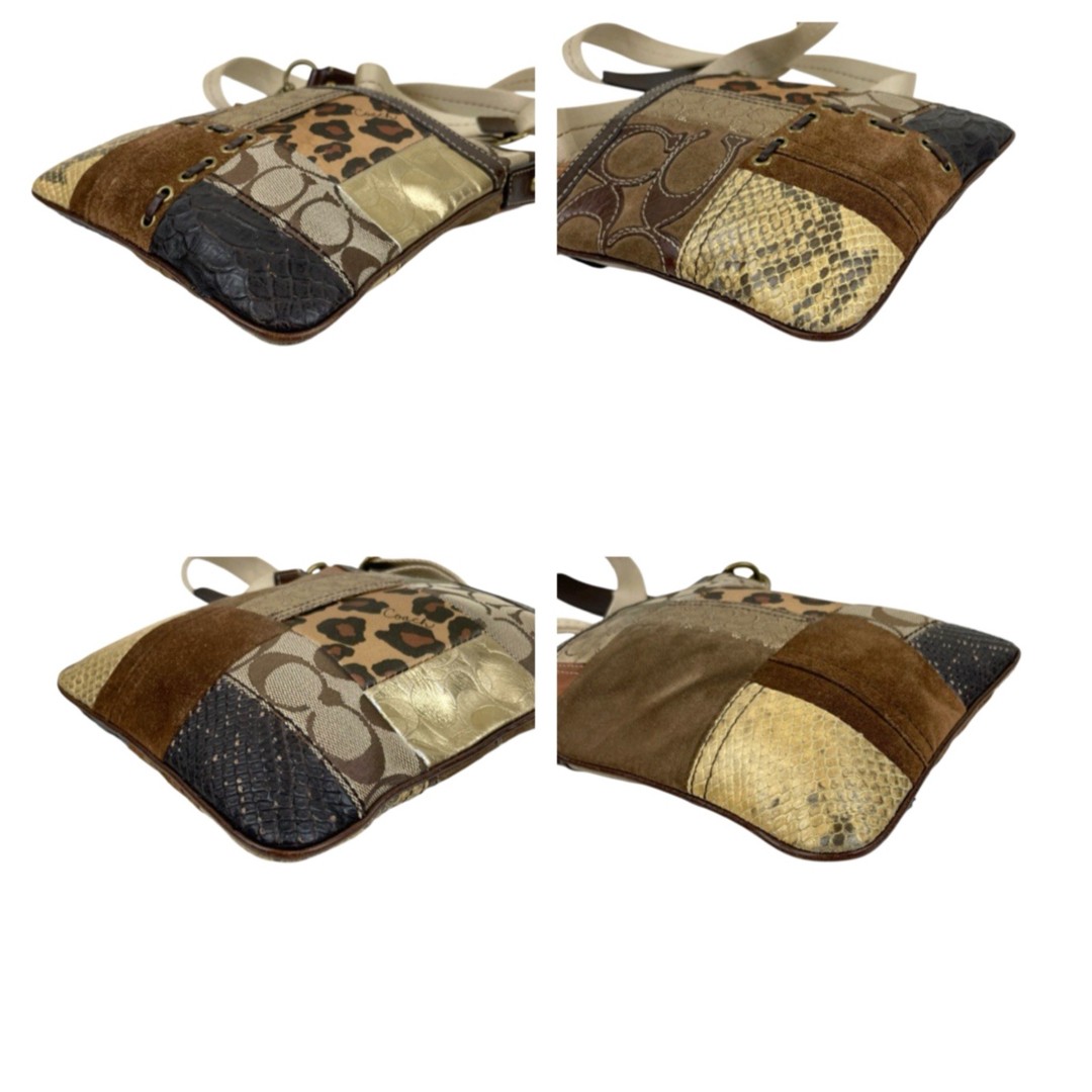 Coach Gallery Patchwork Swing Pack Shoulder H17.5… - image 5