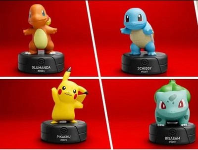 Tonies Pokemon 4er Set Pikachu Glumanda Schiggy Bisasam Neu OVP PRE ORDER New