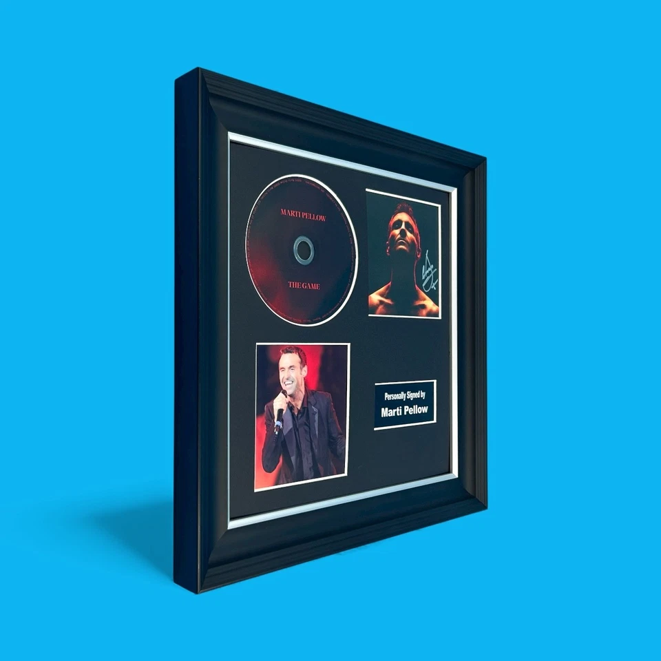 Marti Pellow SIGNED The Game Luxury CD Photo Display & COA Wet Wet Wet Autograph - Image 2 of 4