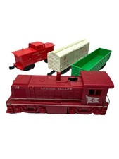 Vintage Marx O Guage The Meteor set", LV 112 Diesel 3 cars Lehigh Valley