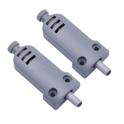 2x Soft Close Kitchen Wardrobe Door Stop Quiet Closer Damper Buffers for Grey