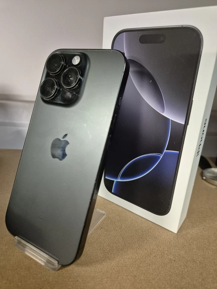 Apple iPhone 16 Pro 256GB Black Titanium Unlocked Smartphone - 90% BH Good Con - Image 4 of 4