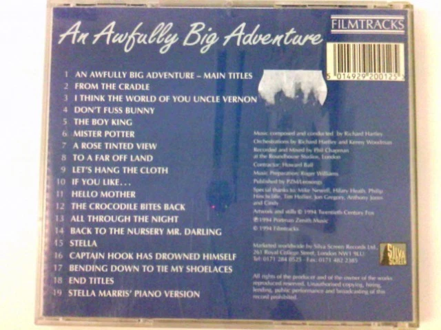 An Awfully Big Adventure. Original Soundtrack Recording Richard, Hartley: - Bild 2 von 2