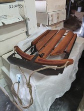 Slittino Natale in legno e ferro