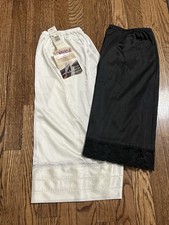 Vintage Lorraine Nylon Adjustable Length Slip And Petti-Pant Lot Size Medium