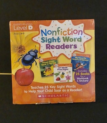 Nonfiction Sight Word Readers Level D, Ages 3-7 : Teaches 25 Key Sight Words 