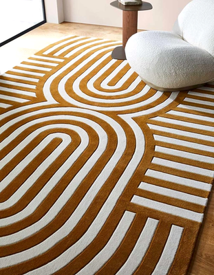 #ad #ad Hand Tufted Geometric Area Rug 100% Wool Premium Quality Floor Home Decor Carpet $80.10