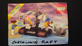 LEGO 6257 Castaway&rsquo;s Raft 1989 Pirates Set Complete w/ Minifigs & Instructions